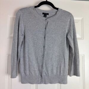 Halogen gray lightweight cardigan 3/4 sleeves sz medium